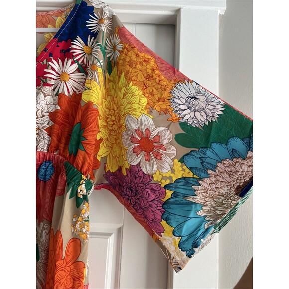St. Frock Ava Dress Bright Floral XXL, Swim cover, Summer Dress - Picture 6 of 9